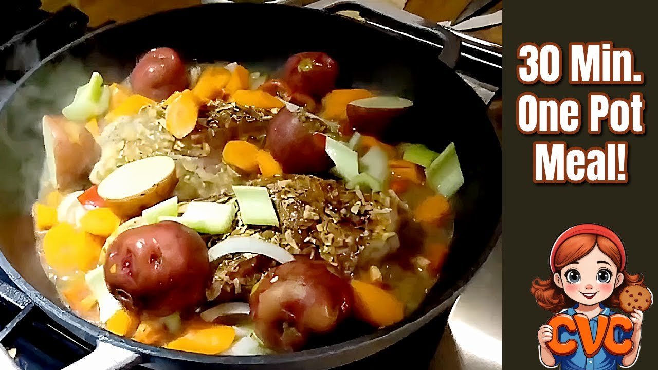 30 Minute Chicken & Gravy Dinner, Good Old Fashioned Country Cooks