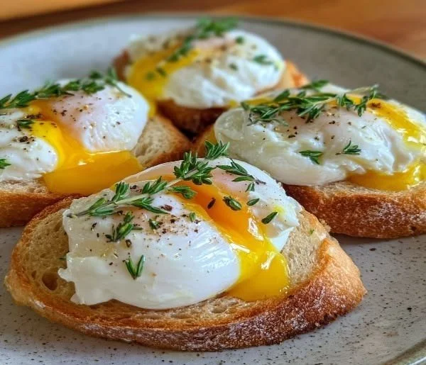 Air Fryer Poached Eggs