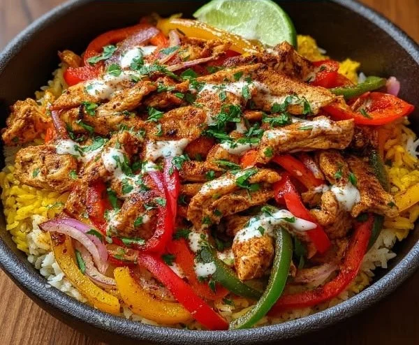 Chicken Fajita Rice Bowls