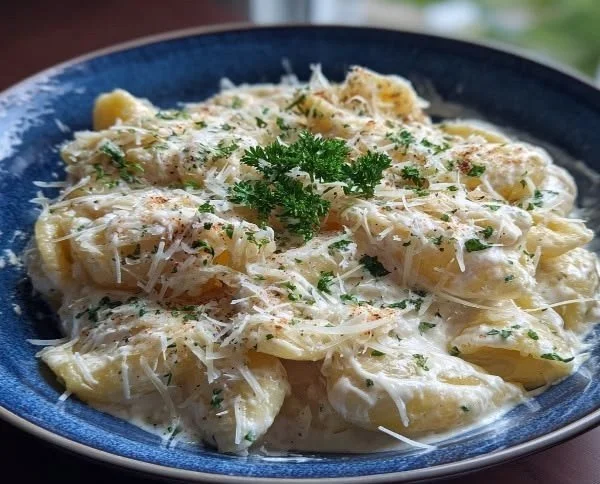 Creamy Italian Three-Cheese Pasta