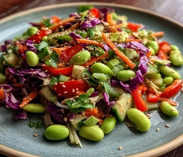 Crunchy Asian Edamame Salad