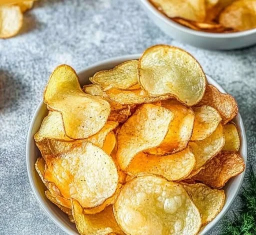 Homemade Air Fryer Potato Chips