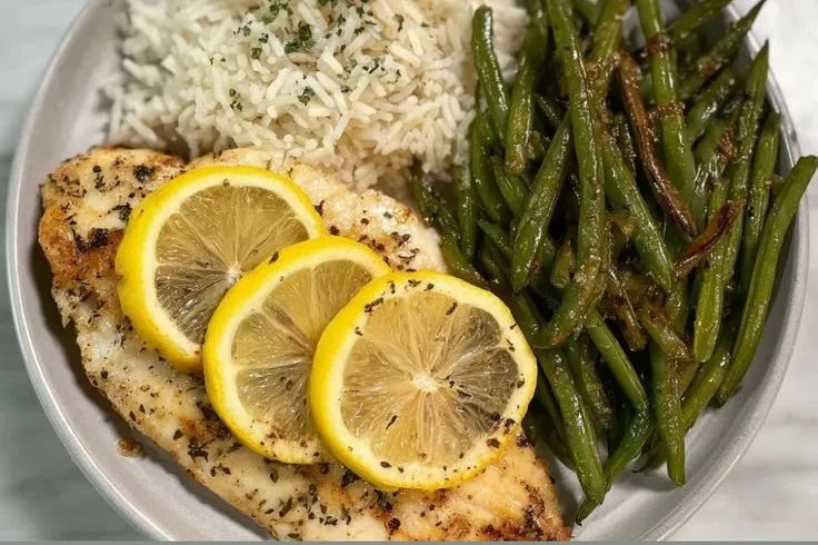 Lemon Garlic Butter Tilapia