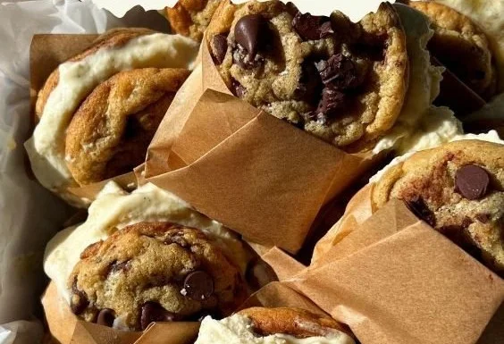 Vanilla Bean Ice Cream Sandwiches