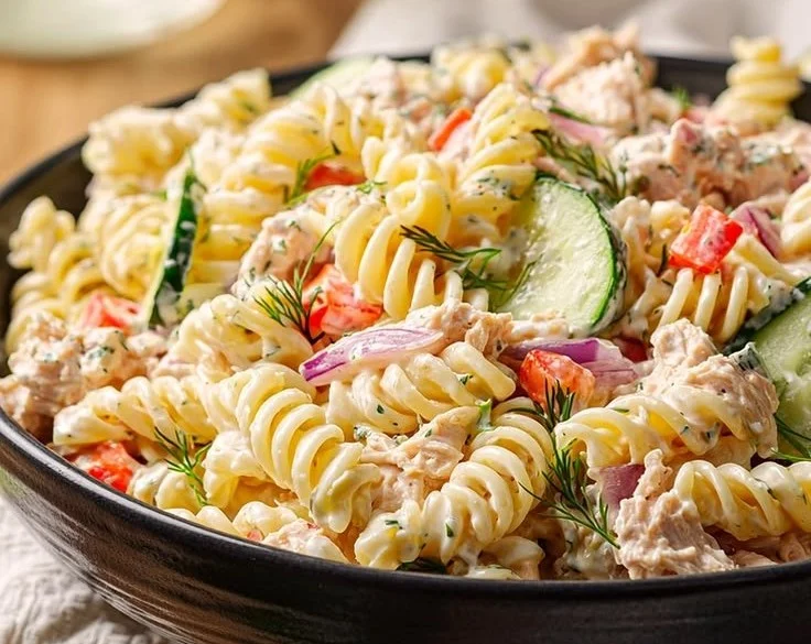 Zesty Tuna Pasta Salad