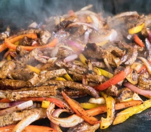 Blackstone Steak Fajitas
