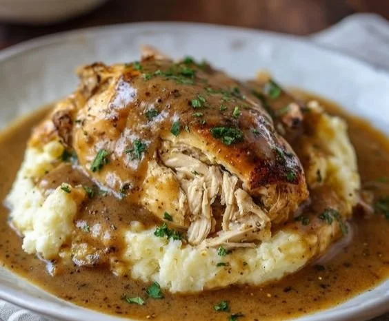Crockpot Chicken and Gravy