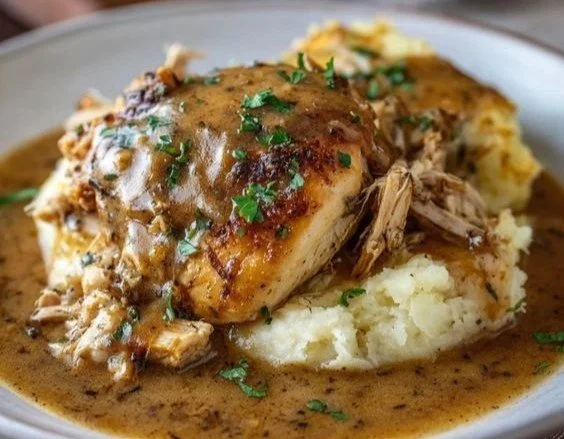 Crockpot Chicken and Gravy