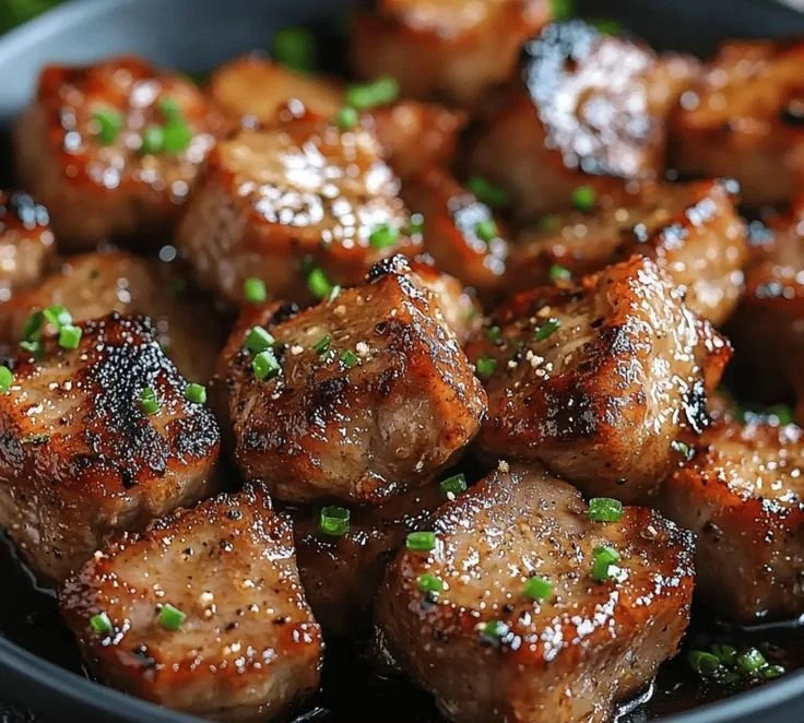 Irresistibly Savory Garlic Pork Bites
