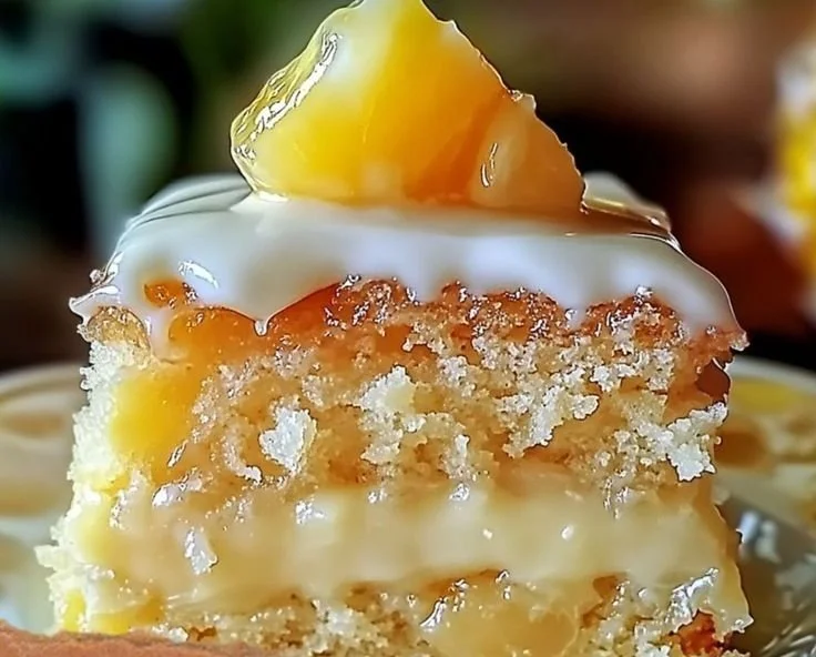 Juicy Pineapple Heaven Cake