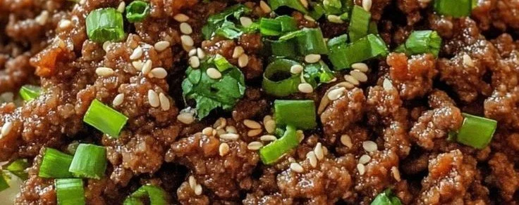 Delicious Korean Ground Beef Bowl with vegetables and rice
