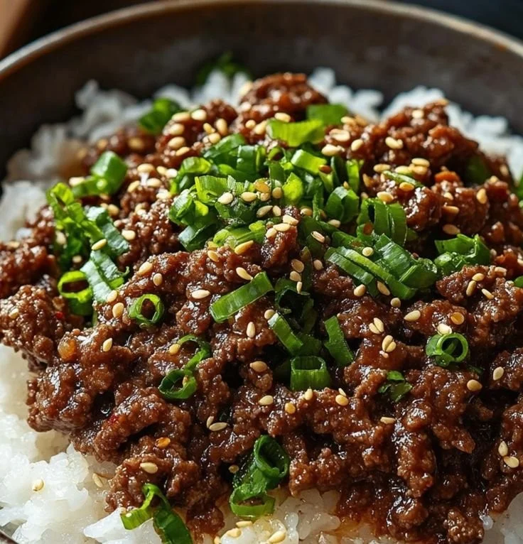 Korean Ground Beef Bowl