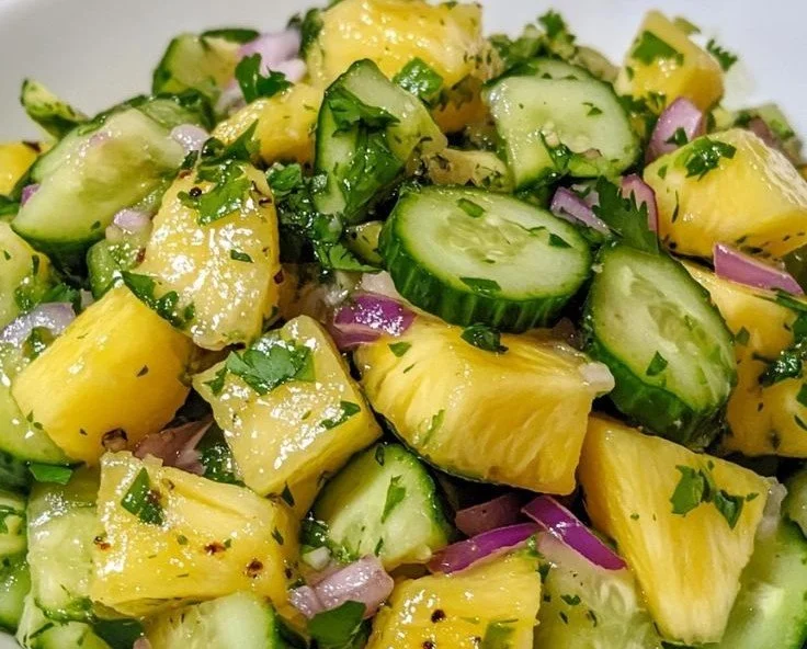 Pineapple Cucumber Salad
