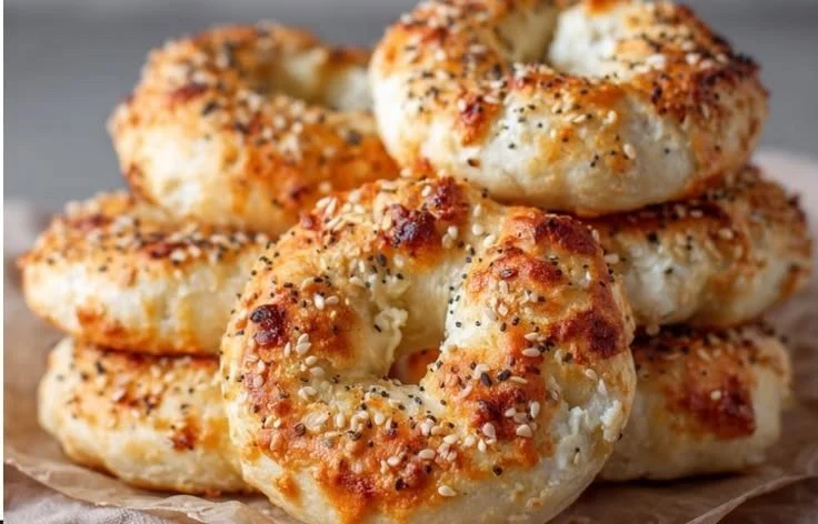 3-Ingredient Protein Bagels