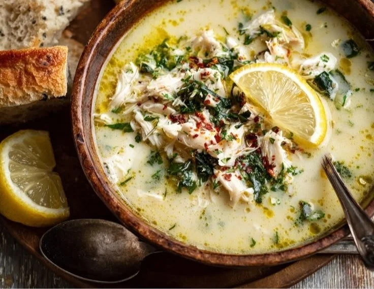 Avgolemono Soup Recipe (Greek Lemon Chicken Soup)