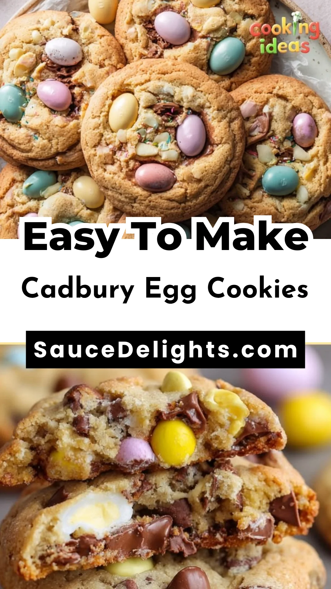 Cadbury Egg Cookies