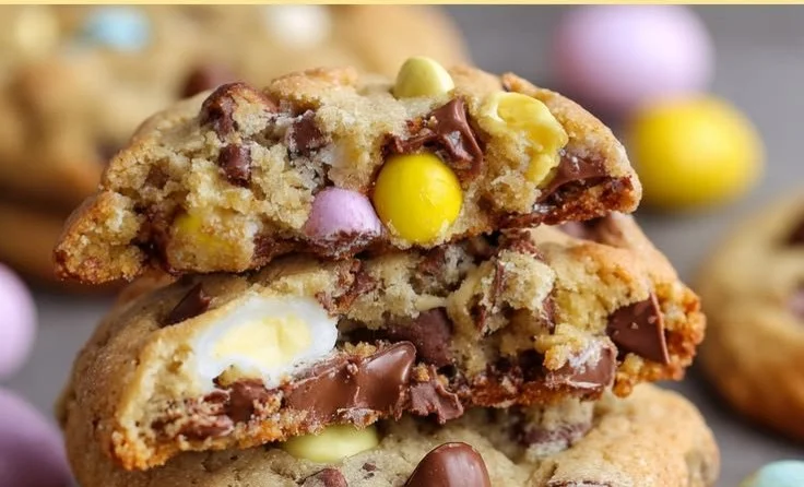 Cadbury Egg Cookies