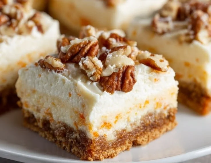 Carrot Cake Cream Cheese Bars