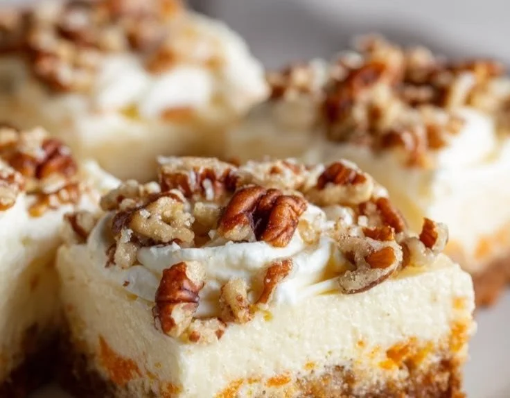 Carrot Cake Cream Cheese Bars