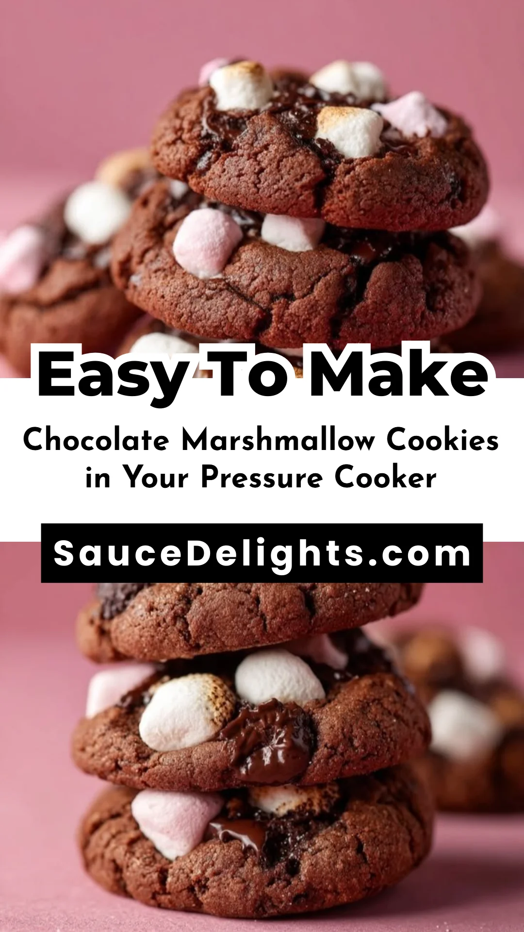 Chocolate Marshmallow Cookies in Your Pressure Cooker