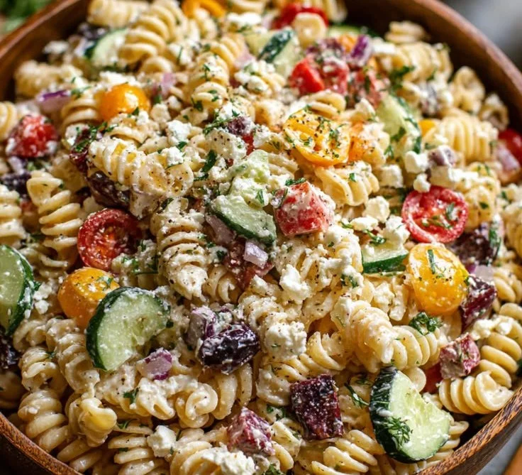 Chopped Greek Pasta Salad