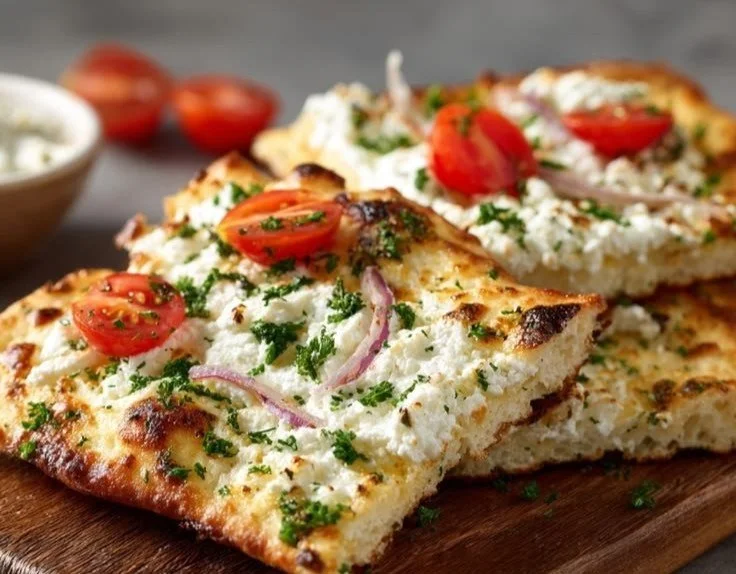 Cottage Cheese Flatbread