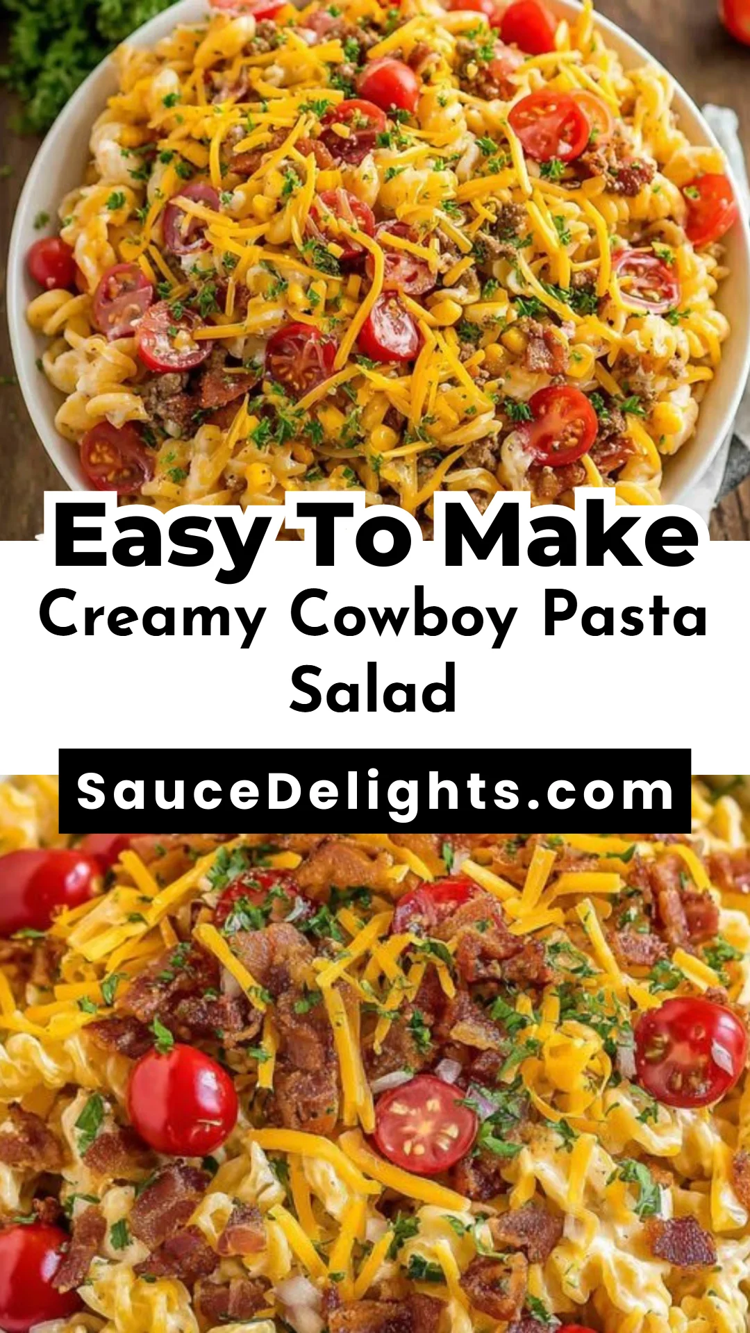 Creamy Cowboy Pasta Salad
