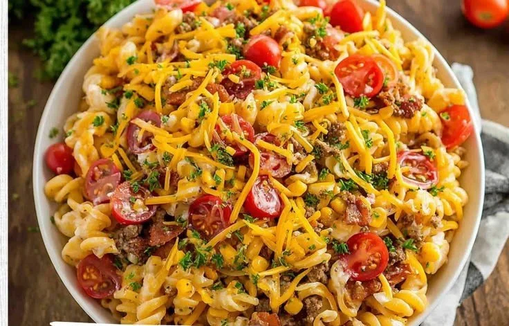 Creamy Cowboy Pasta Salad