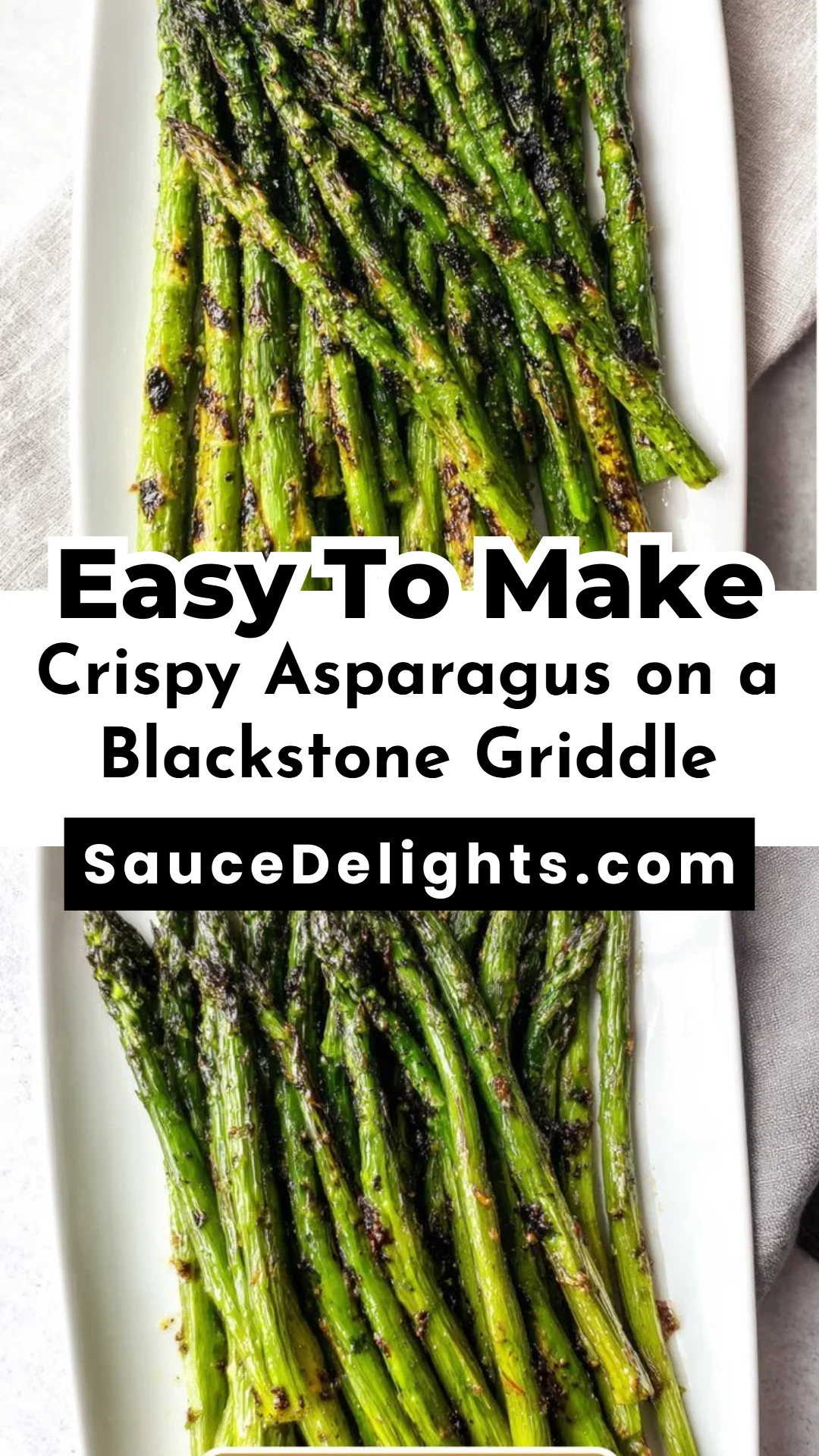 Crispy Asparagus on a Blackstone Griddle
