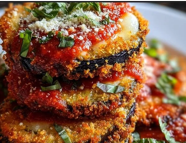 Crispy Eggplant Parmesan