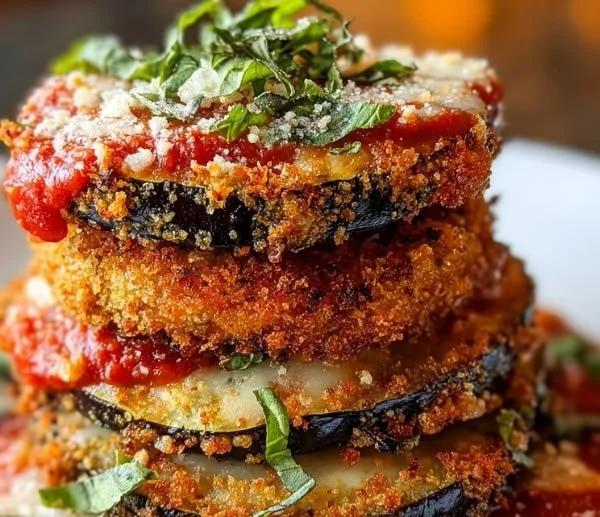 Crispy Eggplant Parmesan