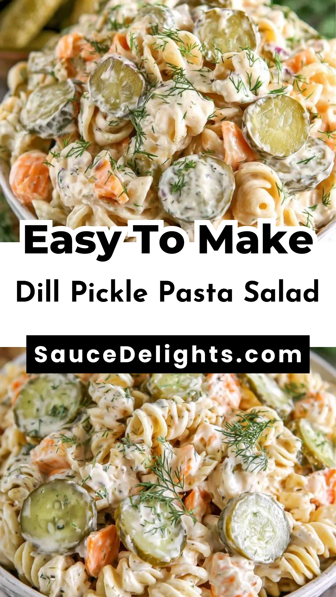Dill Pickle Pasta Salad