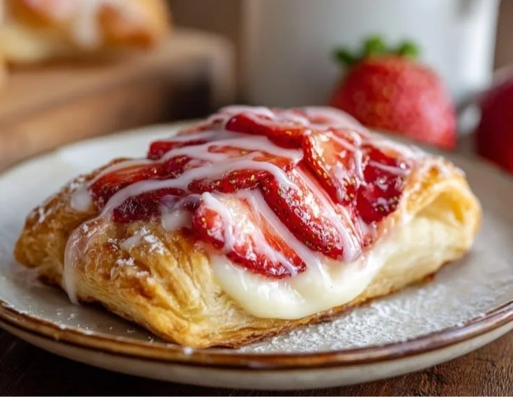 Easy Strawberry Cheesecake Danish Pressure Cooker Recipe