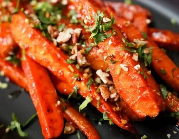 Gochujang Oven Roasted Carrots