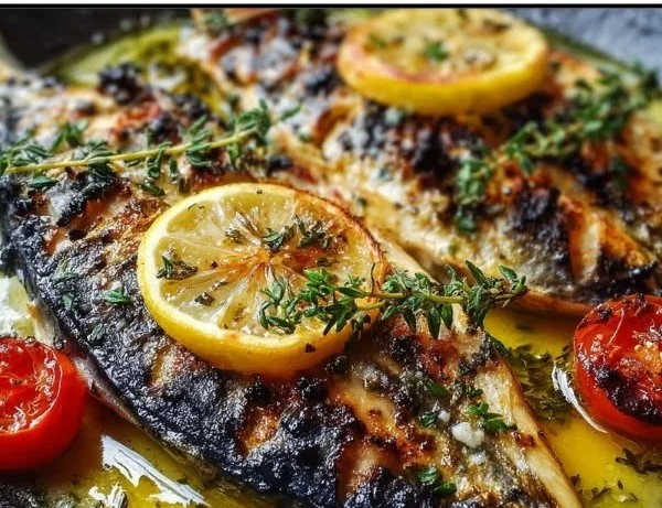 Grilled Fish with Lemon and Thyme