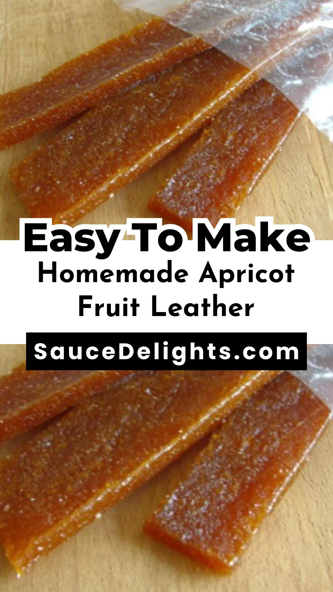 Homemade Apricot Fruit Leather