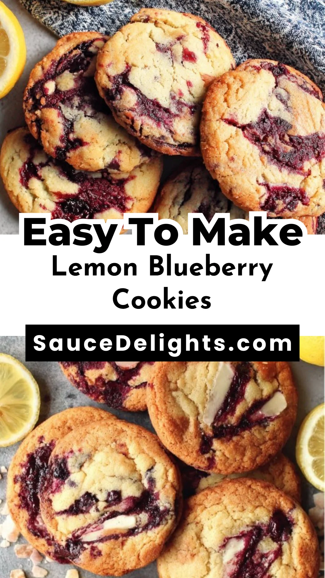 Lemon Blueberry Cookies