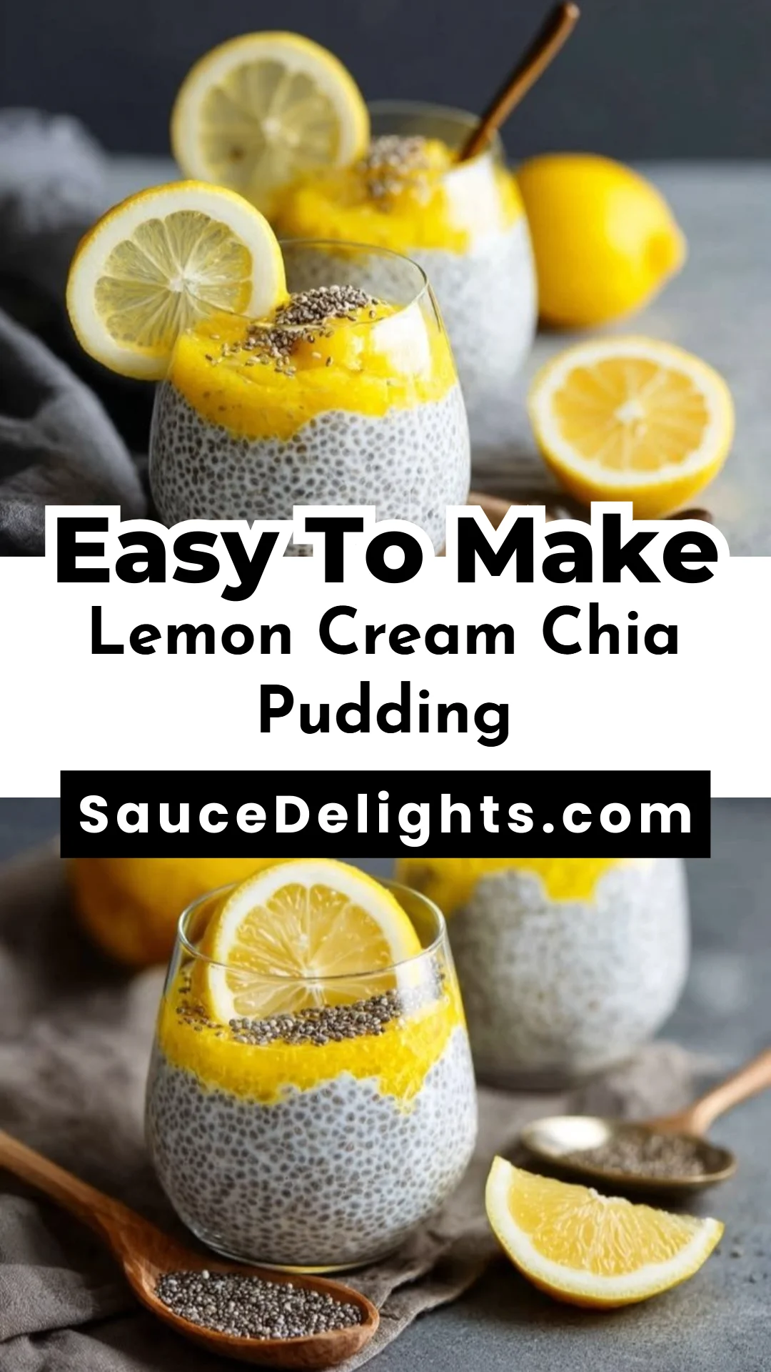 Lemon Cream Chia Pudding