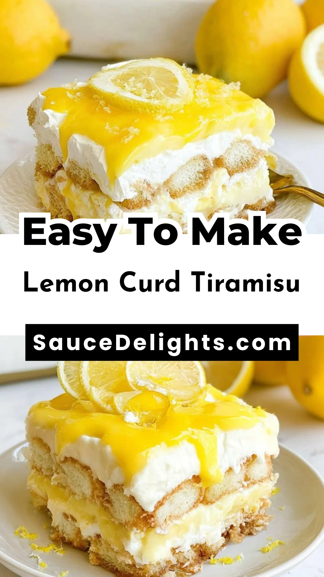 Lemon Curd Tiramisu