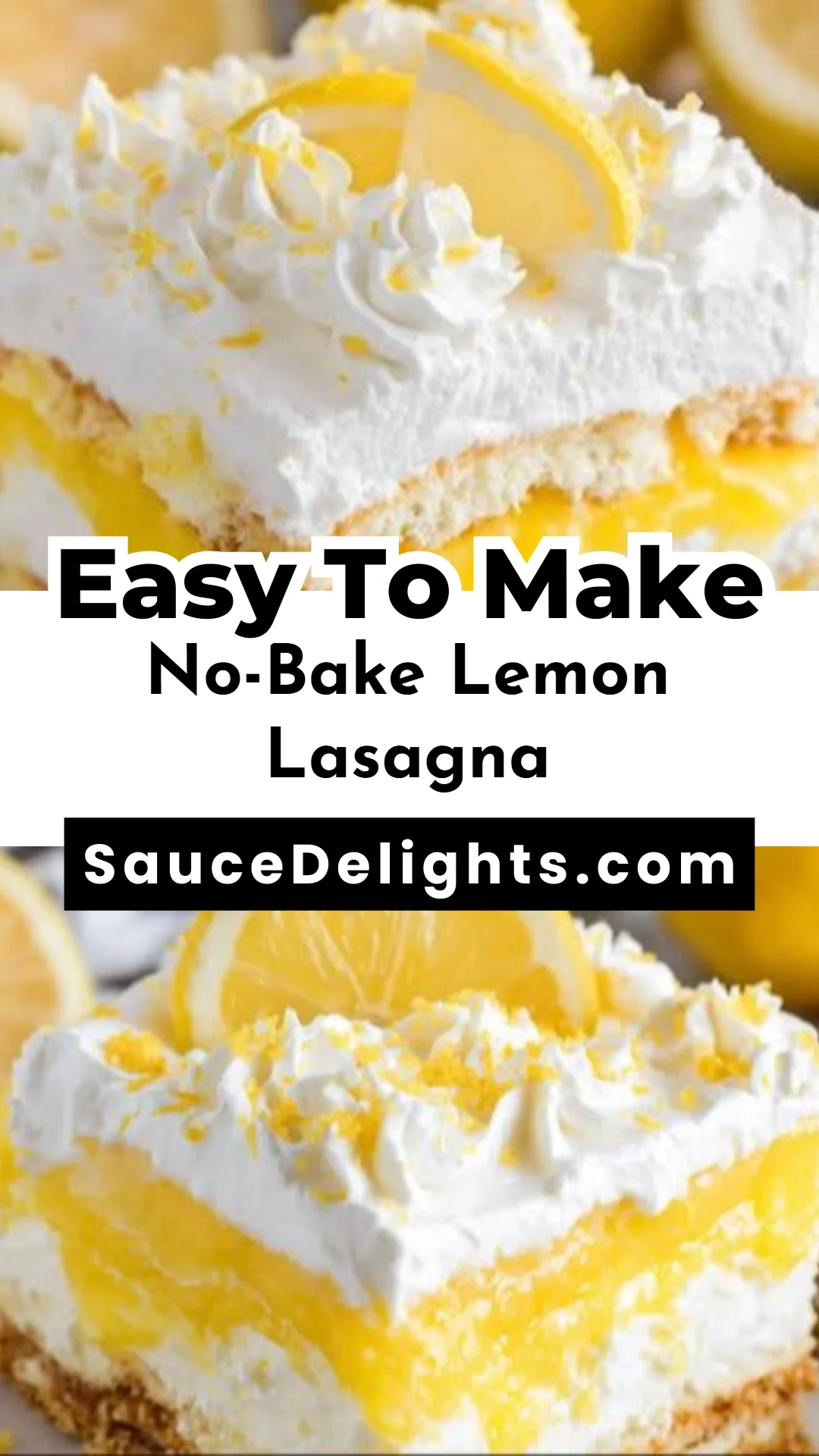 No-Bake Lemon Lasagna