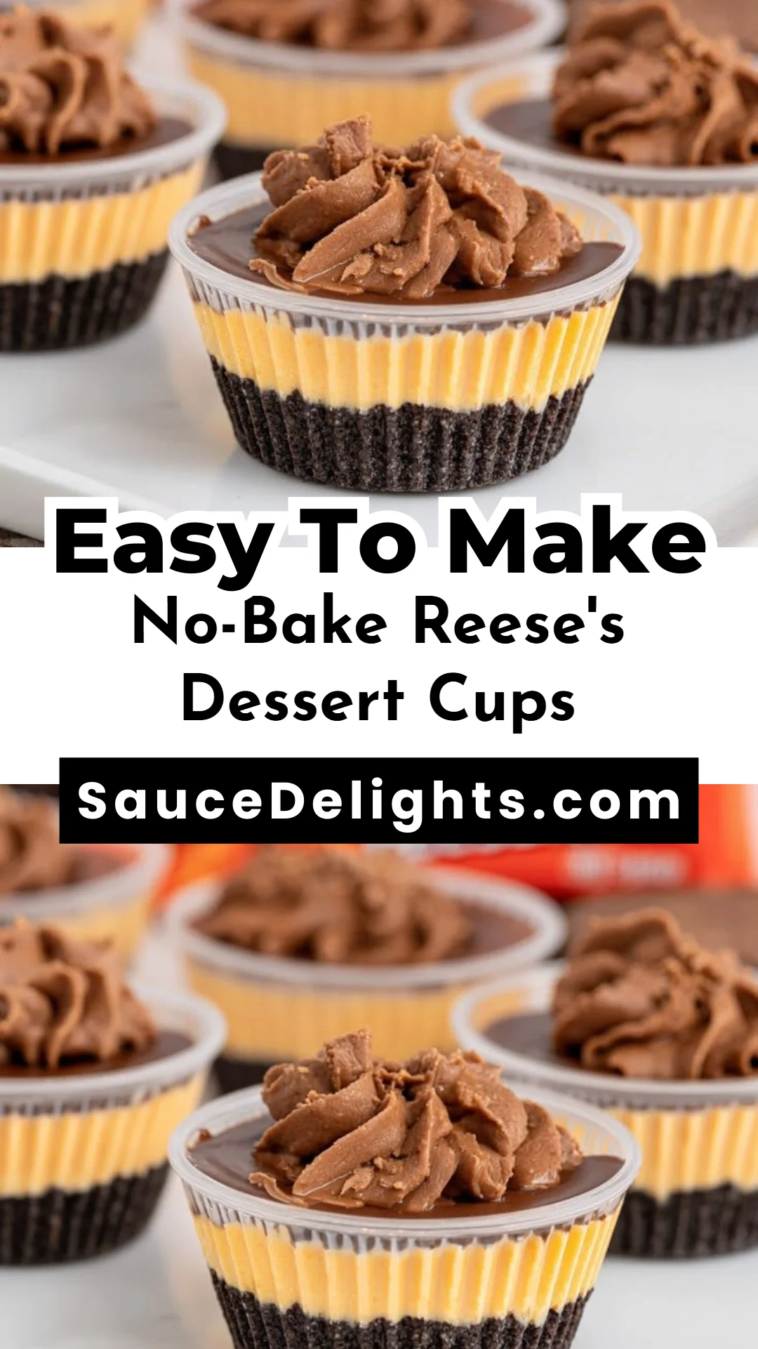 No-Bake Reese's Dessert Cups