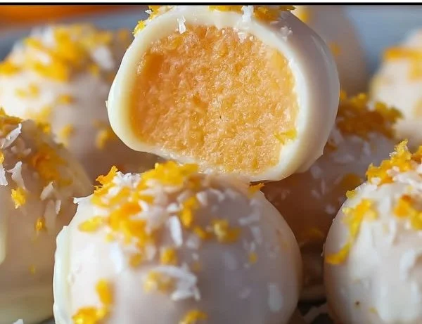 Orange Creamsicle Truffles