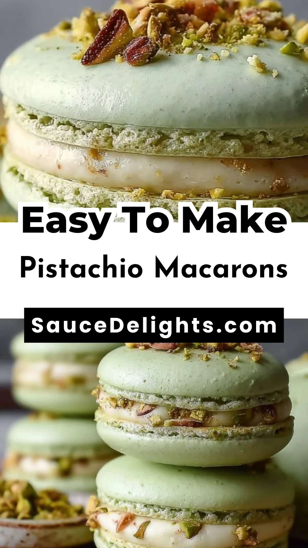 Pistachio Macarons