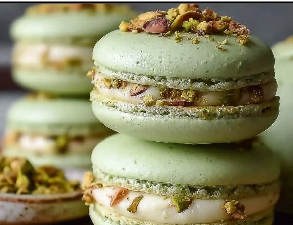Pistachio Macarons