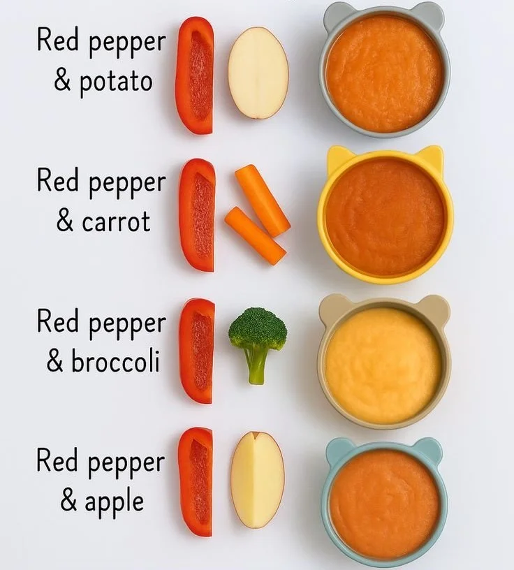 Red Bell Pepper Baby Puree