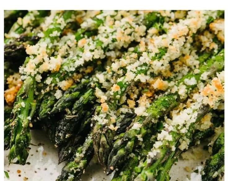Roasted Garlic Parmesan Asparagus