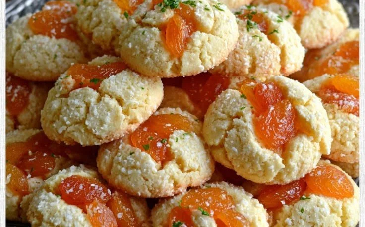 Soft Dried Apricot Cookies