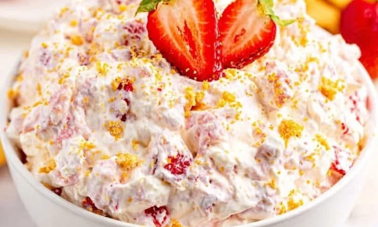 Strawberry Cheesecake Fluff Salad