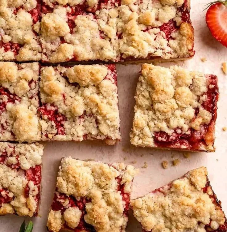 Strawberry Crumb Bars