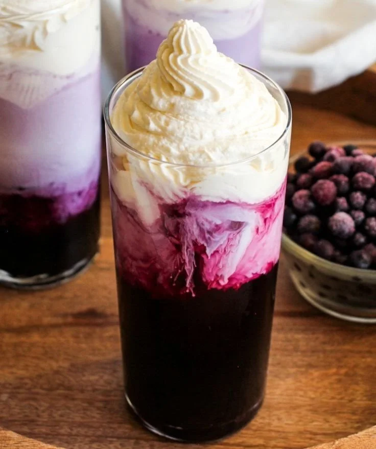 Sugar Free Blueberry Italian Cream Soda
